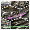 Conical Twin Pvc Sheet Screw Cylinder For Extrusion Line 